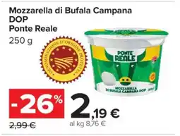 Carrefour Mozzarella Di Bufala Campana DOP offerta