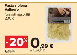 Carrefour Pasta Ripiena Valleoro offerta
