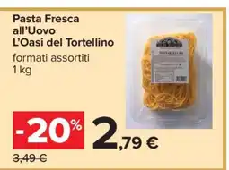 Carrefour Pasta Fresca all’Uovo L’Oasi del Tortellino offerta