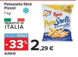 Carrefour Patasnella Stick Pizzoli offerta