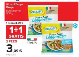Carrefour Virtù di Zuppa Orogel offerta
