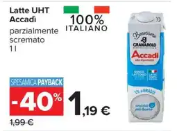 Carrefour Latte UHT Accadì offerta