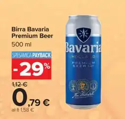 Carrefour Birra Bavaria Premium Beer offerta