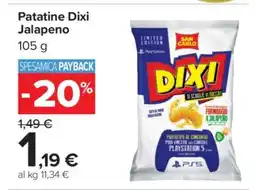 Carrefour Patatine Dixi Jalapeno offerta