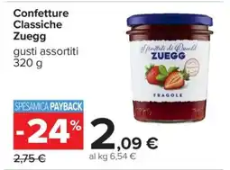 Carrefour Confetture Classiche Zuegg offerta