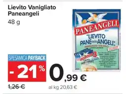Carrefour Lievito Vanigliato Paneangeli offerta