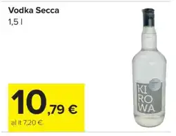 Carrefour Vodka Secca offerta