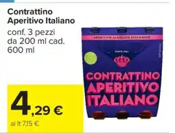 Carrefour Contrattino Aperitivo Italiano offerta