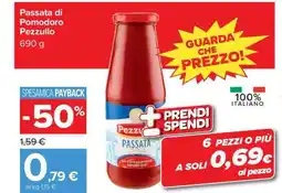 Carrefour Passata di Pomodoro Pezzullo offerta