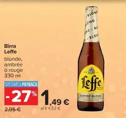 Carrefour Birra Leffe offerta
