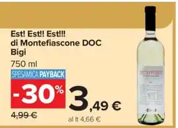 Carrefour Est! Est!! Est!!! di Montefiascone DOC Bigi offerta