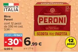 Carrefour Birra Peroni offerta