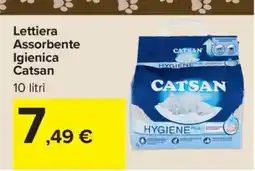 Carrefour Lettiera Assorbente Igienica Catsan offerta