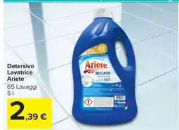 Carrefour Detersivo Lavatrice Ariete offerta