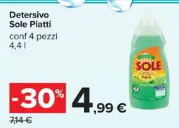 Carrefour Detersivo Sole Piatti offerta