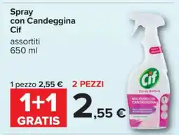 Carrefour Spray con Candeggina Cif offerta