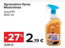 Carrefour Sgrassatore Spray Mastrolindo offerta