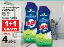 Carrefour Gel Lavastoviglie Dual Power offerta