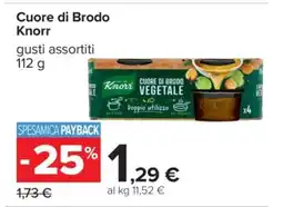 Carrefour CUORE DI BRODO KNORR offerta