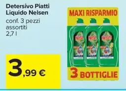 Carrefour Detersivo Piatti Liquido Nelsen offerta