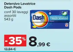 Carrefour Detersivo lavatrice DASH Pods offerta