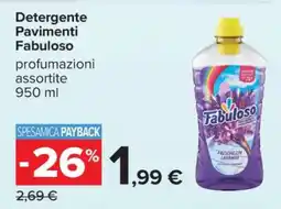 Carrefour Detergente Pavimenti Fabuloso offerta