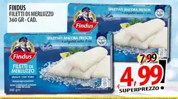 Il Genio Supermercato Findus filetti di merluzzo offerta