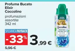 Carrefour Profuma Bucato Elixir Coccolino offerta