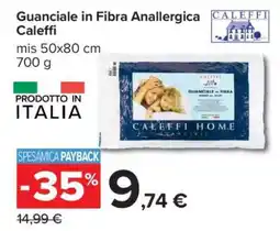 Carrefour Guanciale in Fibra Anallergica Caleffi offerta