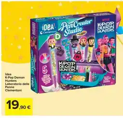 Carrefour Idea K-Pop Demon Hunters Laboratorio delle Penne Clementoni offerta