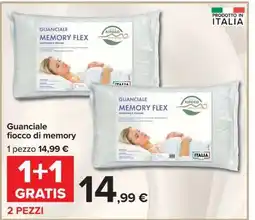 Carrefour GUANCIALE FIOCCO DI MEMORY offerta