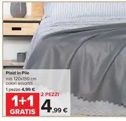 Carrefour Plaid in Pile offerta