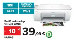 Carrefour Multifunzione HP Deskjet 2810e offerta