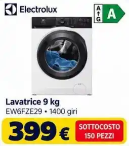 Sinergy Lavatrice Electrolux 9 kg offerta