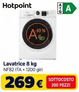 Sinergy Hotpoint Lavatrice 8 kg offerta