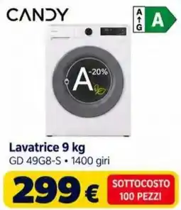 Sinergy Candy lavatrice offerta
