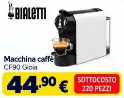 Sinergy Bialetti Macchina caffè CF90 Gioia offerta