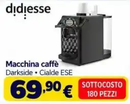 Sinergy Macchina caffè Darkside • Cialde ESE offerta