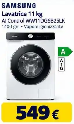 Sinergy Samsung lavatrice 11 kg offerta