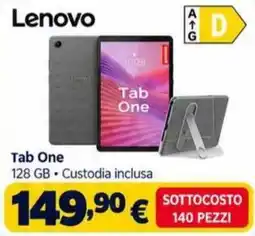 Sinergy Lenovo Tab One offerta