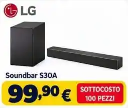 Sinergy LG Soundbar S30A offerta