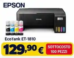 Sinergy Epson Ecotank ET-1810 offerta