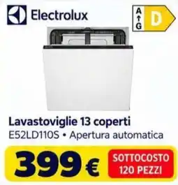 Sinergy Electrolux Lavastoviglie 13 coperti offerta