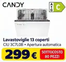 Sinergy Candy lavastoviglie 13 coperti offerta
