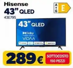 Sinergy Hisense 43" QLED offerta
