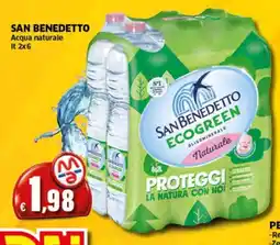 Mercati Alimentari San Benedetto acqua naturale offerta
