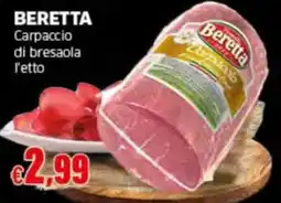 Mercati Alimentari Carpaccio di bresaola Beretta offerta