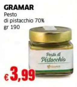 Mercati Alimentari Pesto di Pistacchio Gramar offerta