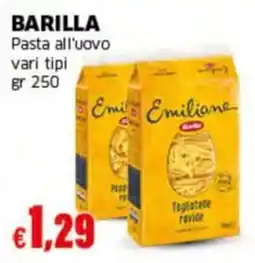 Mercati Alimentari Barilla Pasta all'uovo offerta