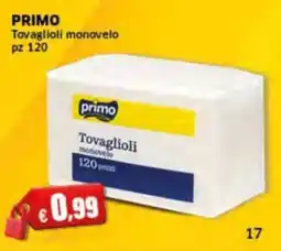 Mercati Alimentari Primo tovaglioli monovelo offerta